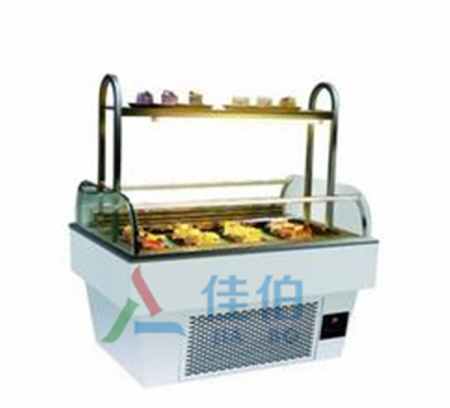 不锈钢蛋糕柜 甜品店蛋糕柜 蛋糕柜定做厂家  敞开卧式蛋糕柜  开放式蛋糕柜  面包房保鲜柜