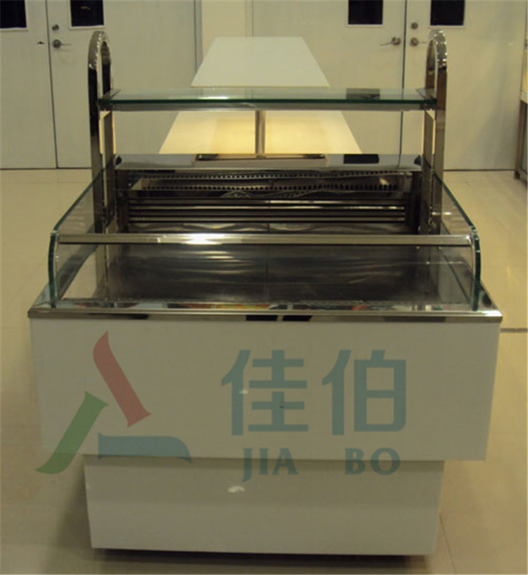 不锈钢蛋糕柜 甜品店蛋糕柜 蛋糕柜定做厂家  敞开卧式蛋糕柜  开放式蛋糕柜  面包房保鲜柜