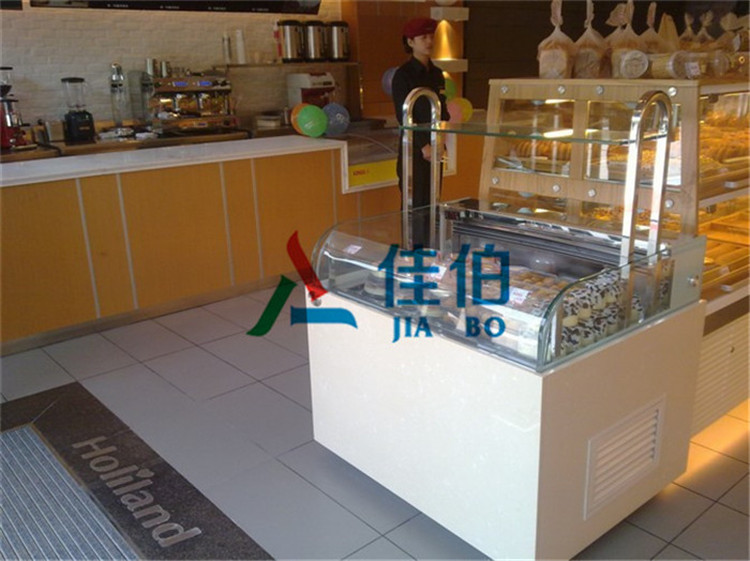 面包房蛋糕柜 烘焙屋保鲜柜 天然橡木蛋糕柜  不锈钢蛋糕柜  大理石蛋糕柜  金城制冷蛋糕柜