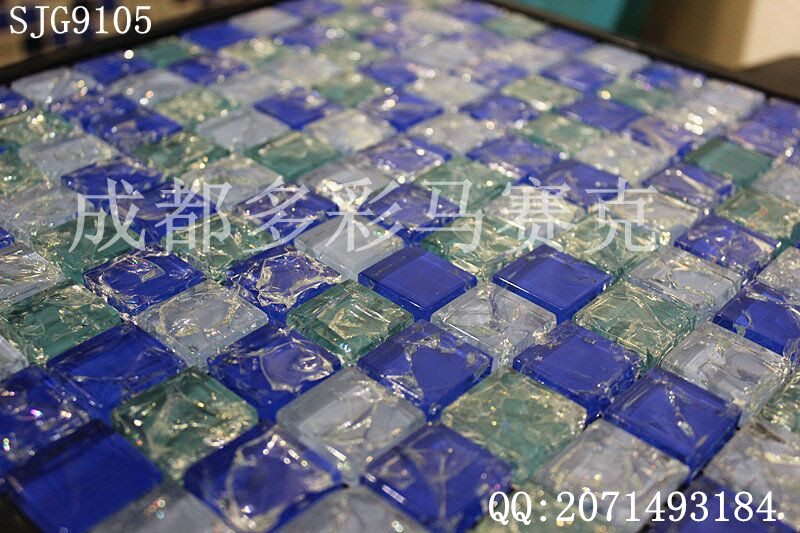 成都多彩马赛克  玻璃艺术马赛克  冰裂装饰马赛克  手绘工艺马赛克