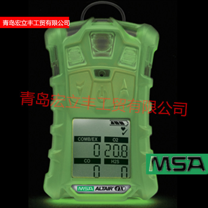 梅思安天鹰4X便携式四合一多种气体检测仪  梅思安MSA  按键简单外形亲和  跌倒报警功能