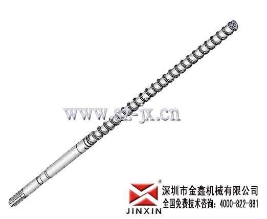 全硬螺杆金鑫定做各种型号现货原装  注塑机配件  螺杆料筒