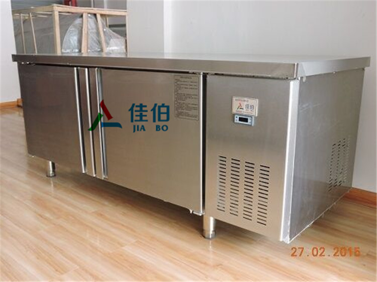 厨房冰箱厂家 冷冻厨房工作台定做  酒店厨房操作台  饭店厨房保鲜柜  不锈钢厨房操作台