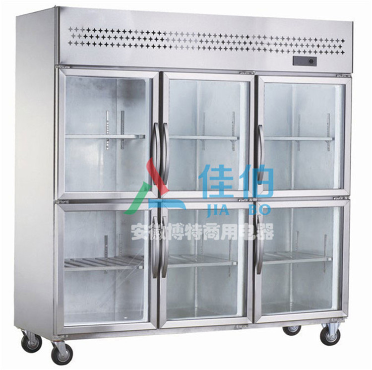 不锈钢厨房冰箱 双温双控厨房冷柜  四门厨房冰柜  六门厨房冰柜  冷藏冷冻一体柜