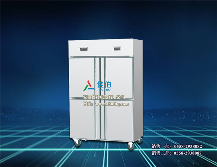 不锈钢四门冰柜 六门不锈钢低温柜  食堂冷冻保鲜柜  酒店厨房冰柜  饭店保鲜冷冻柜
