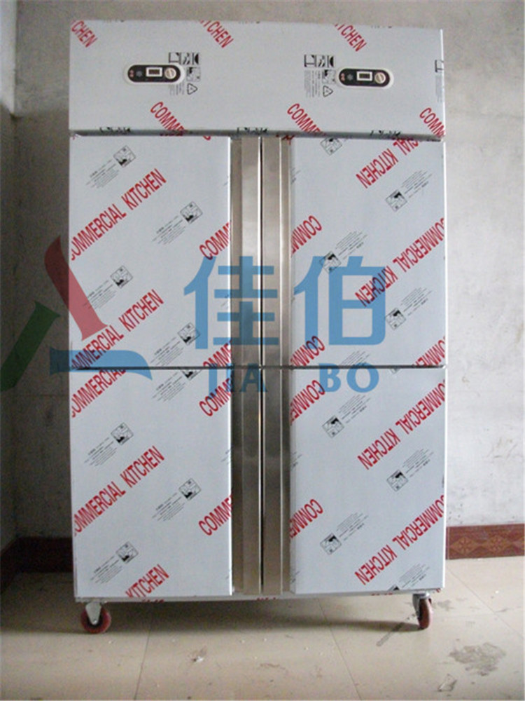 蔬菜水果保鲜柜 肉类食品冷冻柜 厨房冰柜供应  不锈钢六门低温柜  风冷厨房冰箱  直冷厨房冰柜