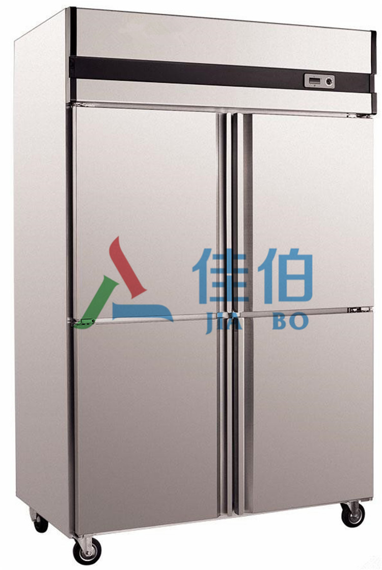 蔬菜水果保鲜柜 肉类食品冷冻柜 厨房冰柜供应  不锈钢六门低温柜  风冷厨房冰箱  直冷厨房冰柜