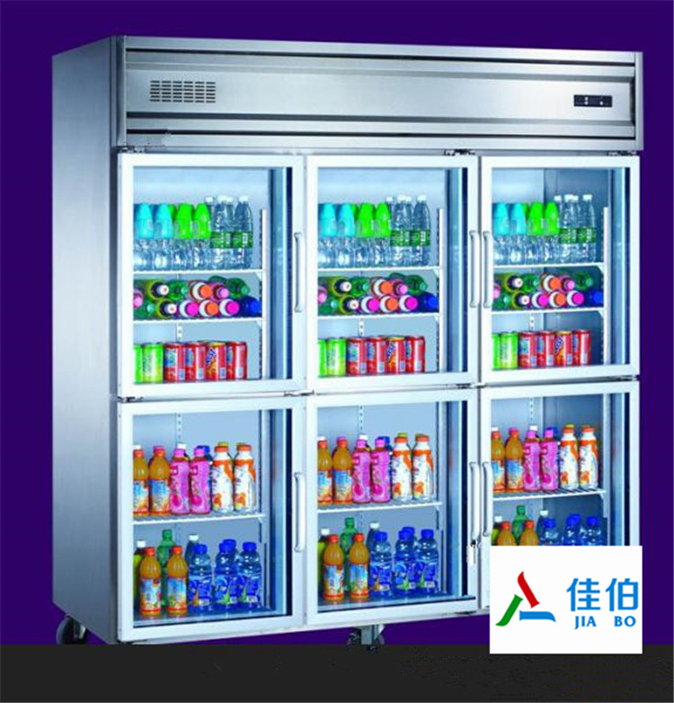 食堂厨房冰柜 四门冰柜价格 不锈钢厨房设备  自助餐后厨冷冻柜  冷冻厨房冰柜  厨房保鲜柜