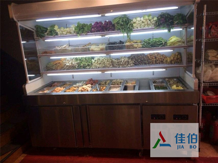 佳伯小菜冰箱 云南小菜柜 麻辣烫点菜柜  自助餐台  凉菜展示冷藏柜