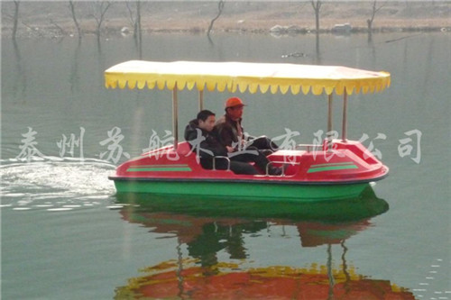玻璃钢脚踏船 两人座玻璃钢船