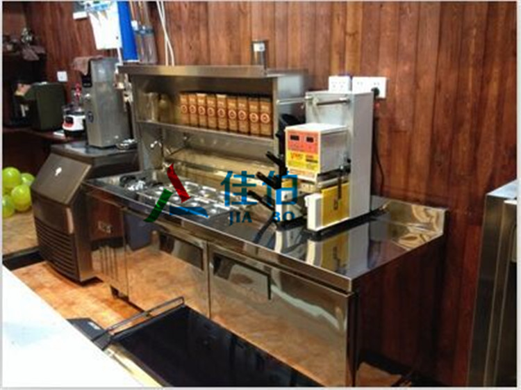 奶茶店操作台 不锈钢雪克台 多功能冷藏工作台  咖啡馆吧台  酒吧吧台价格  奶吧连体吧台