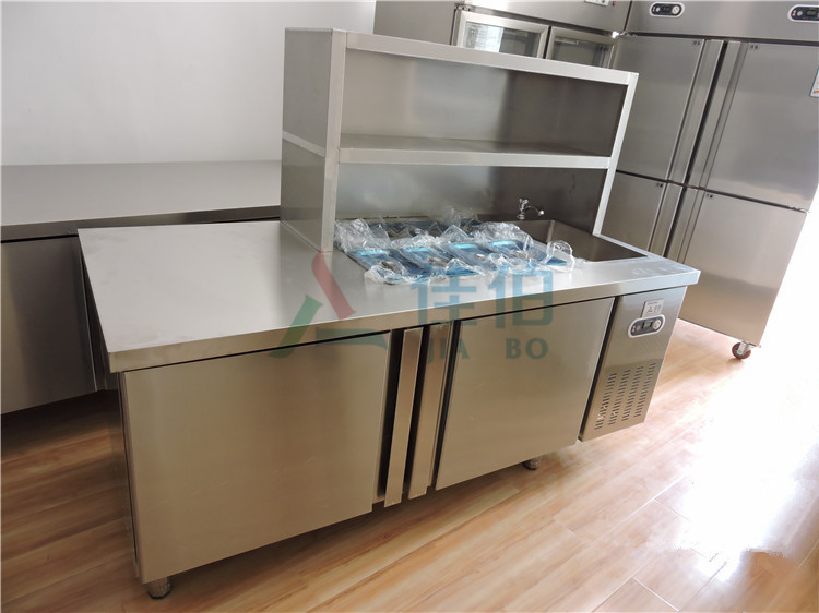 江苏冷藏雪克台 奶吧吧台定做厂家 冷饮店操作台  奶茶咖啡店吧台  奶茶组合冷藏柜  冷饮店组合操作台