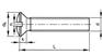一字半沉头螺钉 Oval countersunk head