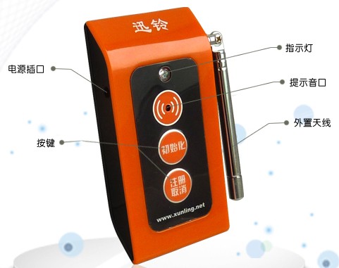 迅铃SC-R16呼叫器，卫生间紧急呼叫器，星级公厕呼叫器