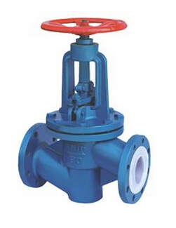 J41F46-16C衬氟法兰截止阀  衬氟截止阀