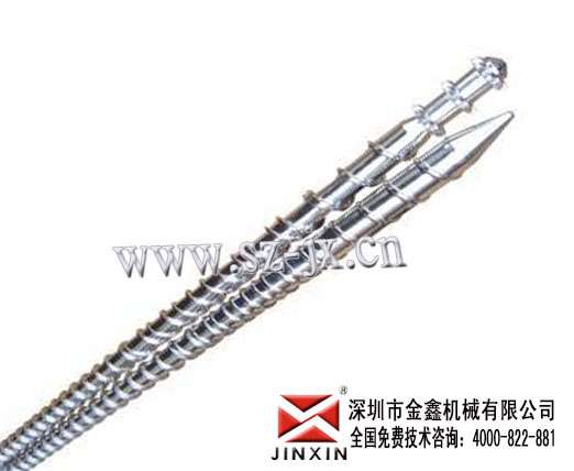 顺德塑料机械料筒螺杆金鑫定做各种型号现货原装  注塑机配件  螺杆料筒