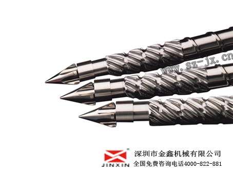 顺德塑料机械料筒螺杆金鑫定做各种型号现货原装  注塑机配件  螺杆料筒