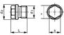 外六角塞堵 Locking screws