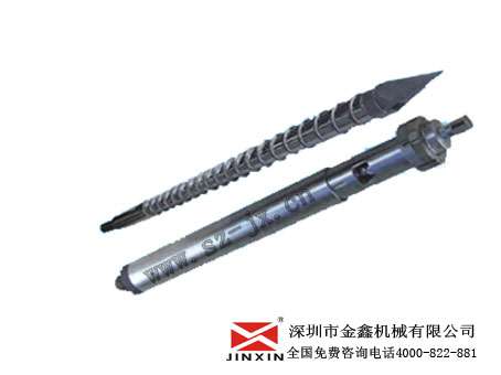 挤出机炮筒螺杆金鑫定做各种型号现货原装  注塑机配件  螺杆料筒
