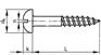开槽圆头木螺钉 Round head wood screws