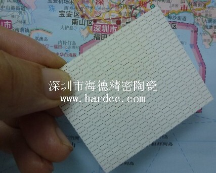 激光加工陶瓷基片微孔小孔  陶瓷垫片  陶瓷片微孔加工
