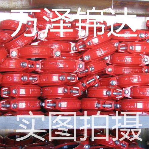 厂家供应内蒙古包头灌浆管道连接卡箍头短管焊接抱箍  供应内蒙古卡箍  灌浆管道卡箍