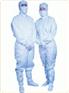 连体工作服 洁净服 防尘服 无尘服