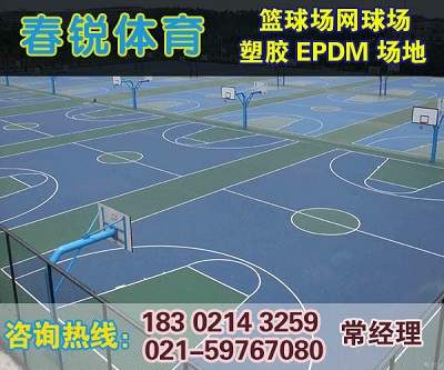 耒阳塑胶篮球场施工厂家/报价  施工材料  厂家报价