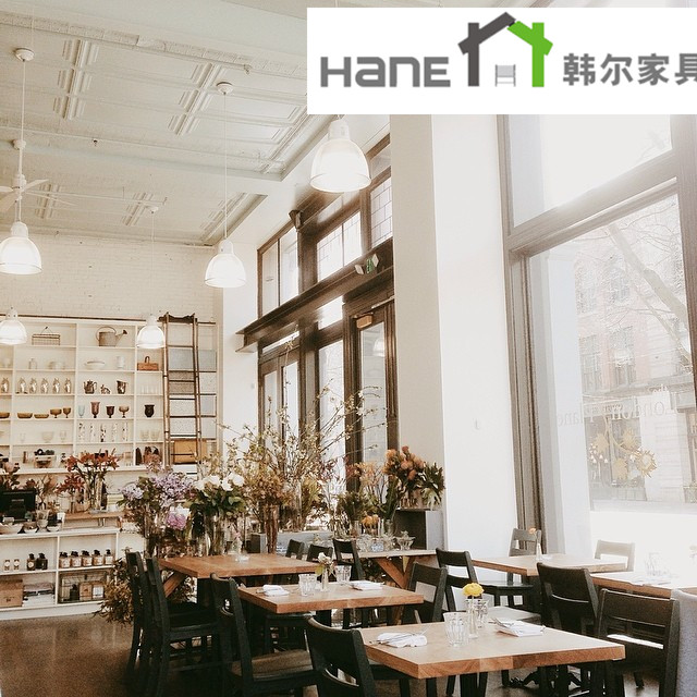 供应上海西餐厅复古HE-09887桌椅（上海西餐厅做旧实木桌  西餐厅复古桌椅