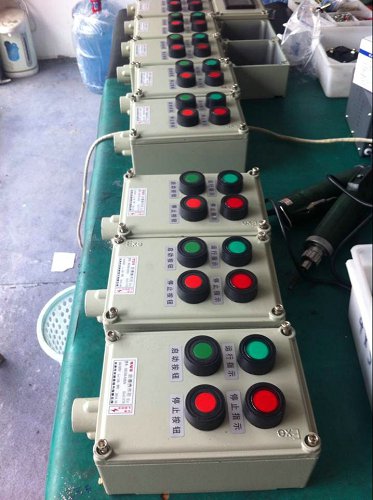 防爆现场操作柱BZC53-A2D2乐清厂家报价  防爆按钮盒  防爆控制箱