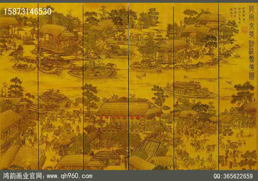 湖南金箔画漆画加工厂—鸿韵画业独树一帜、独领风骚