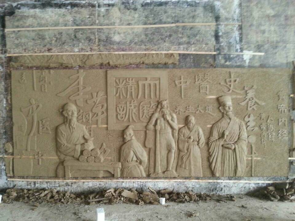 砂岩浮雕壁画定制加工人造砂岩画系列壁画