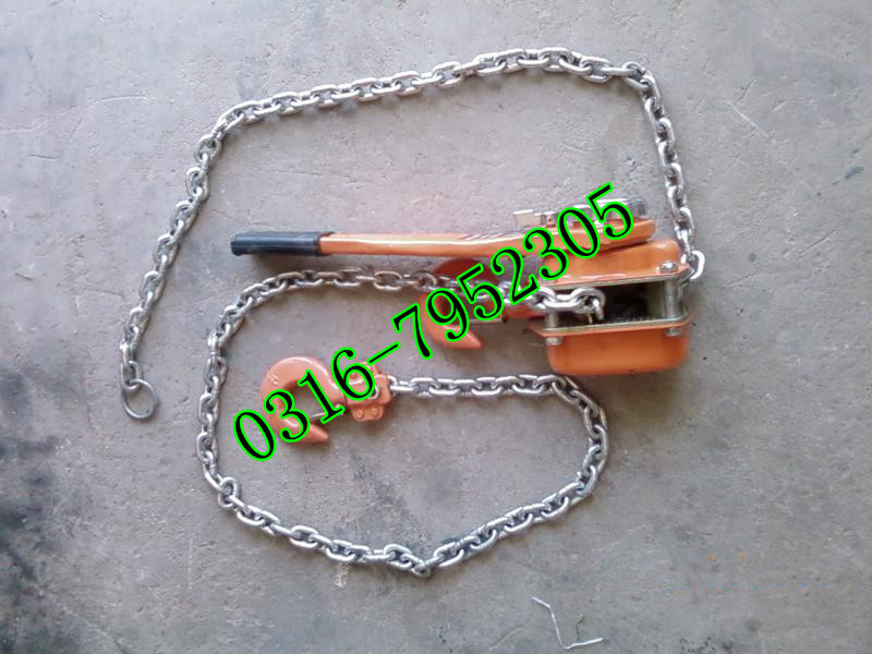 手扳链条葫芦/电力拉线器/紧固线器/0.75TX3米(1.5