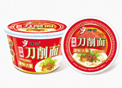 红烧牛肉刀削面  非油炸方便面  神宫