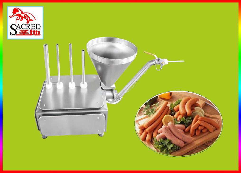 全自动液压灌肠机YG-50型 火腿肠制作机器 真空灌肠机