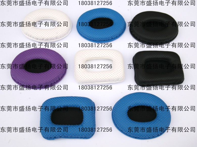 质优价廉皮耳套 优质车缝耳机套 白色布耳套耳罩 优质耳机套 白皮耳套 车缝耳罩