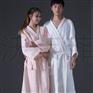 厂家批发 新款情侣男女款华夫阁浴袍 供应星级酒店浴足桑拿房专
