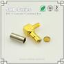 优质特价SMB公头连接器 弯式铆压接RG316_RG174线