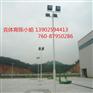 【珠海篮球场灯杆 篮球场预埋式灯杆配上海亚明照明灯具柏克首发