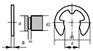 轴用开口挡圈 Locking washers