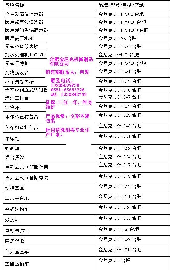 合肥金尼克醫(yī)療機(jī)械制造有限公司（浙江區(qū)域）誠心招商