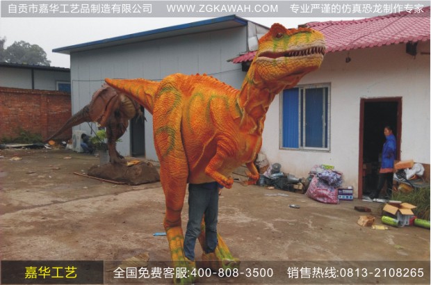 大型活动庆典道具 节庆活动策划 趣味恐龙 霸王龙皮套