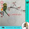 广州盾冲无缝壁画材料/弱溶剂富贵瑞雪招财纹壁画基材工厂