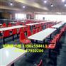 中山学校食堂餐桌椅款式图 6人位 8人位不锈钢餐桌椅厂家批发