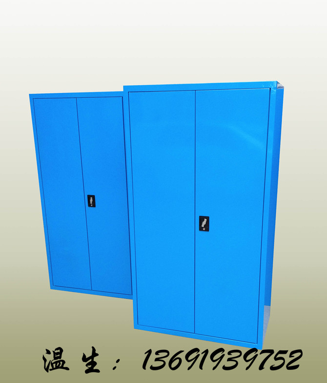 双开门工具柜  挂板式工具柜  五抽标准工具柜