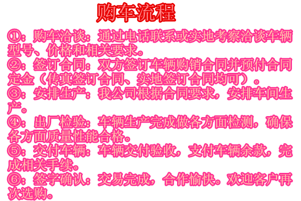 程力专用汽车购车流程