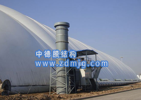 粮仓储备气膜，仓库气膜，找>中德膜结构<
