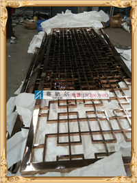 钛金不锈钢屏风 回格不锈钢隔断屏风  回格不锈钢屏风  欧式不锈钢花格  不锈钢背景墙