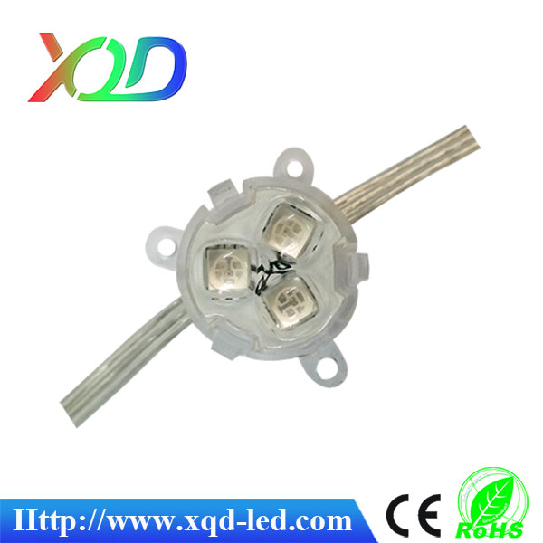 3公分led全彩点光源 LED像素灯 LED轮廓灯  LED灯  发光字灯