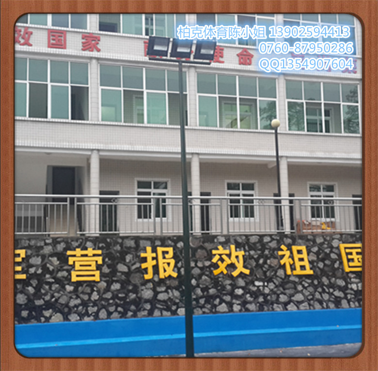 南宁篮球场灯杆厂家批发 中山6米球场镀锌灯杆壁厚4.0可定做